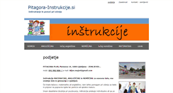 Desktop Screenshot of pitagora-instrukcije.si