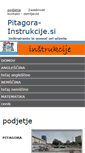 Mobile Screenshot of pitagora-instrukcije.si